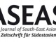งานเขียนและงานวิจัยเกี่ยวกับอาเซียนจากวารสาร The Austrian Journal of South-East Asian Studies (2010-2015)